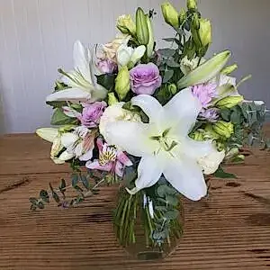 Pastel Vase Arrangement